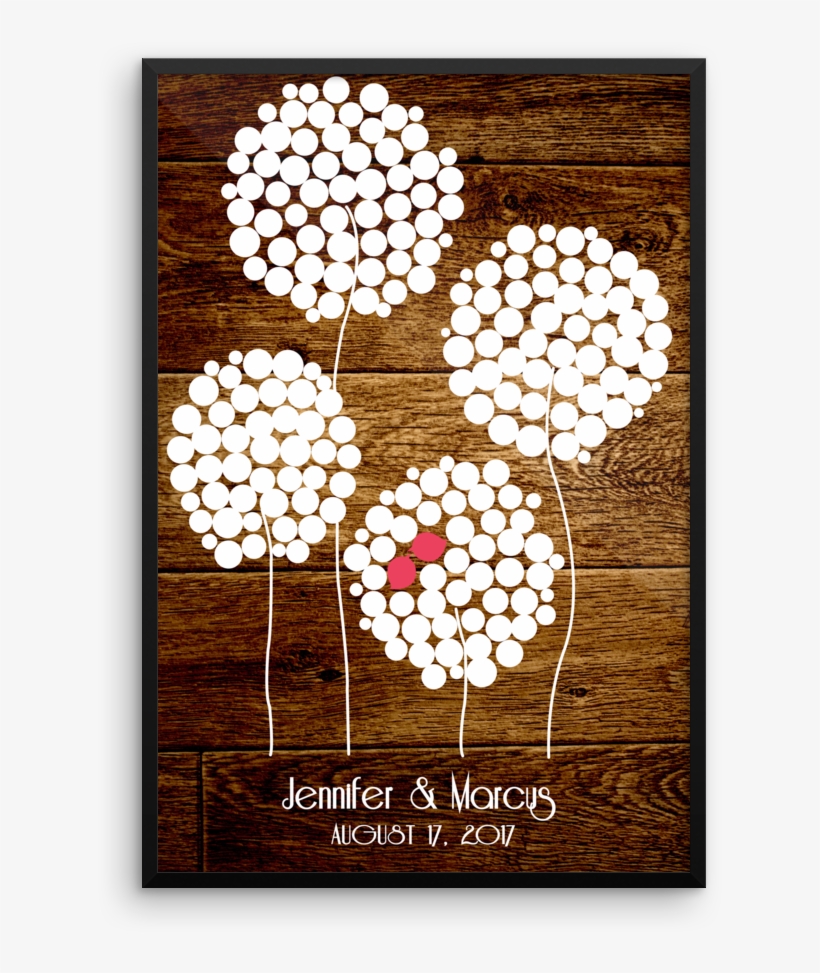 Wedding Guest Book Alternative Poster, Print, Framed - Craft, transparent png #8892350