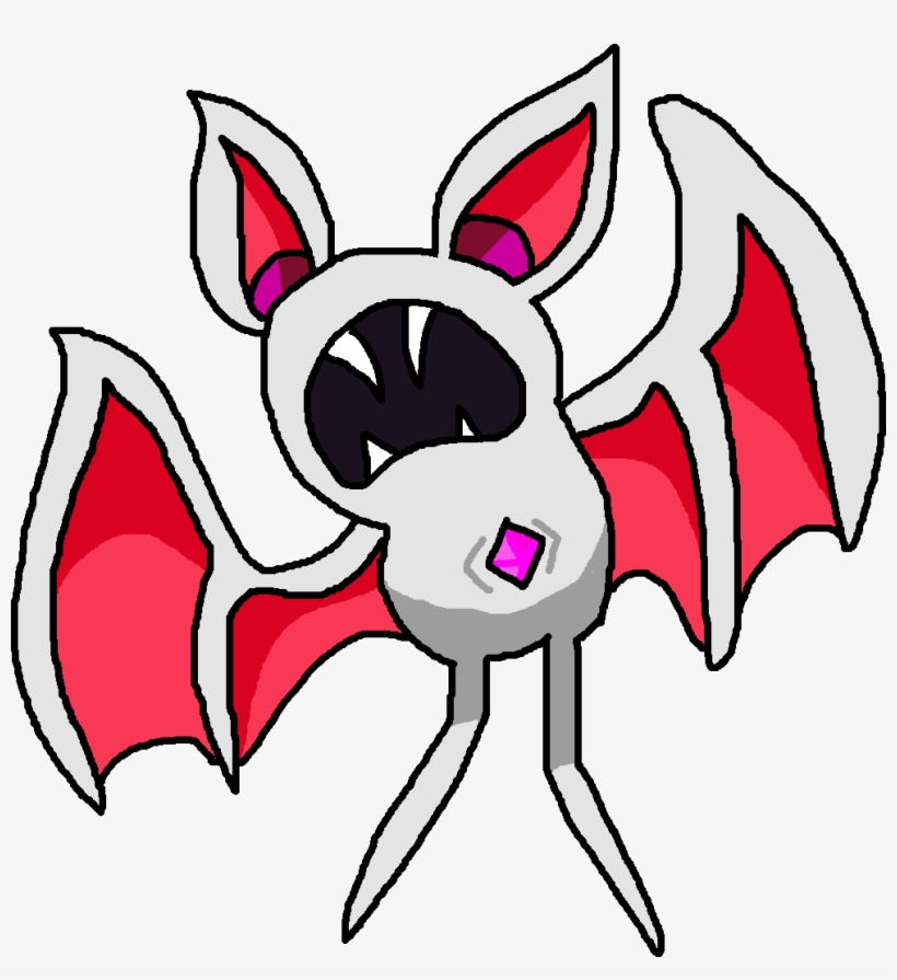 Jewel Vampire Zubat - Cartoon, transparent png #8892718