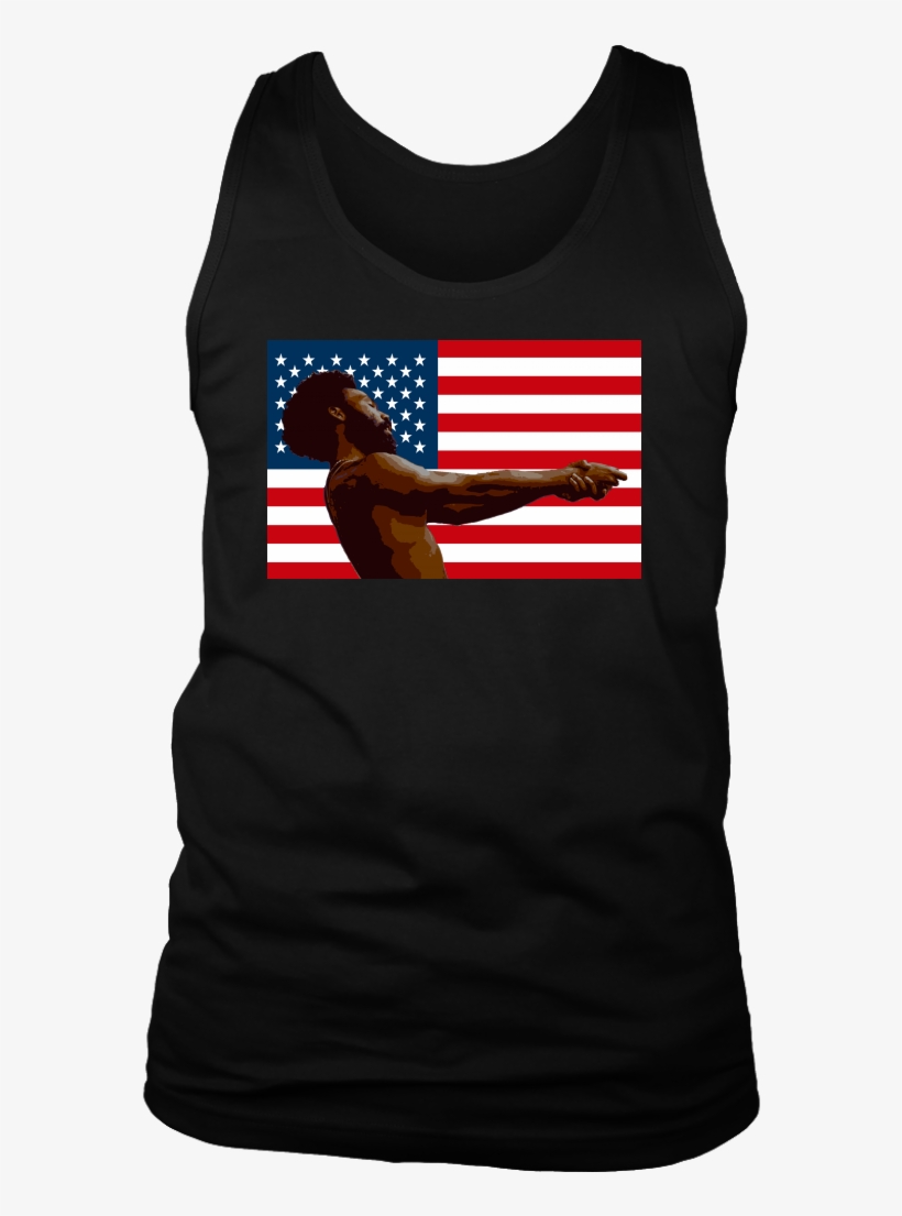 Childish Gambino This Is America Flag Hip Hop - Shirt, transparent png #8892974