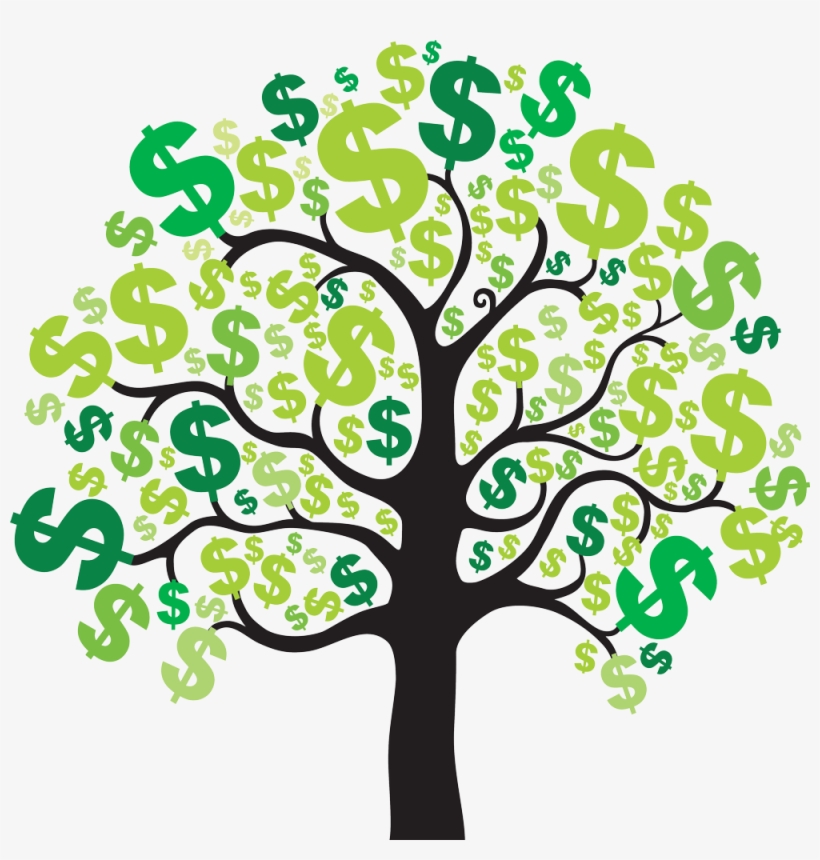 Изчислете Вярно Общата Цена На Притежание На Всяко - Clipart Money Tree, transparent png #8893187
