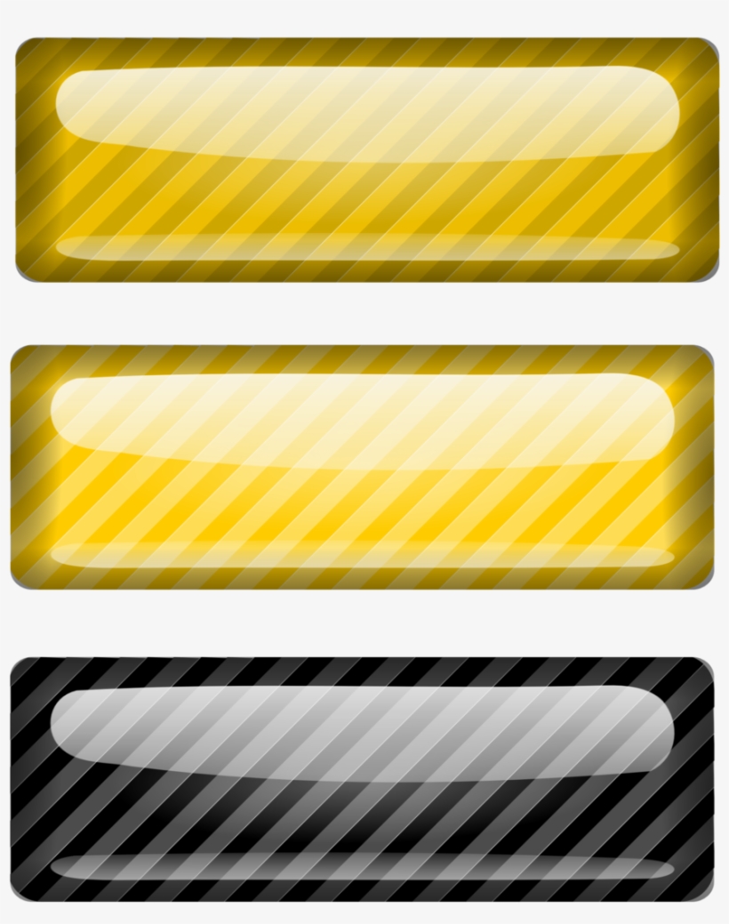 Illustration Of Colorful Blank Buttons - Glossy Button In Android, transparent png #8893339