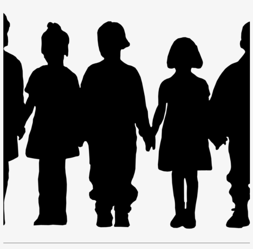 Children-e1485863836 - - Clip Art Silhouette Children - Free Transparent PNG Download - PNGkey