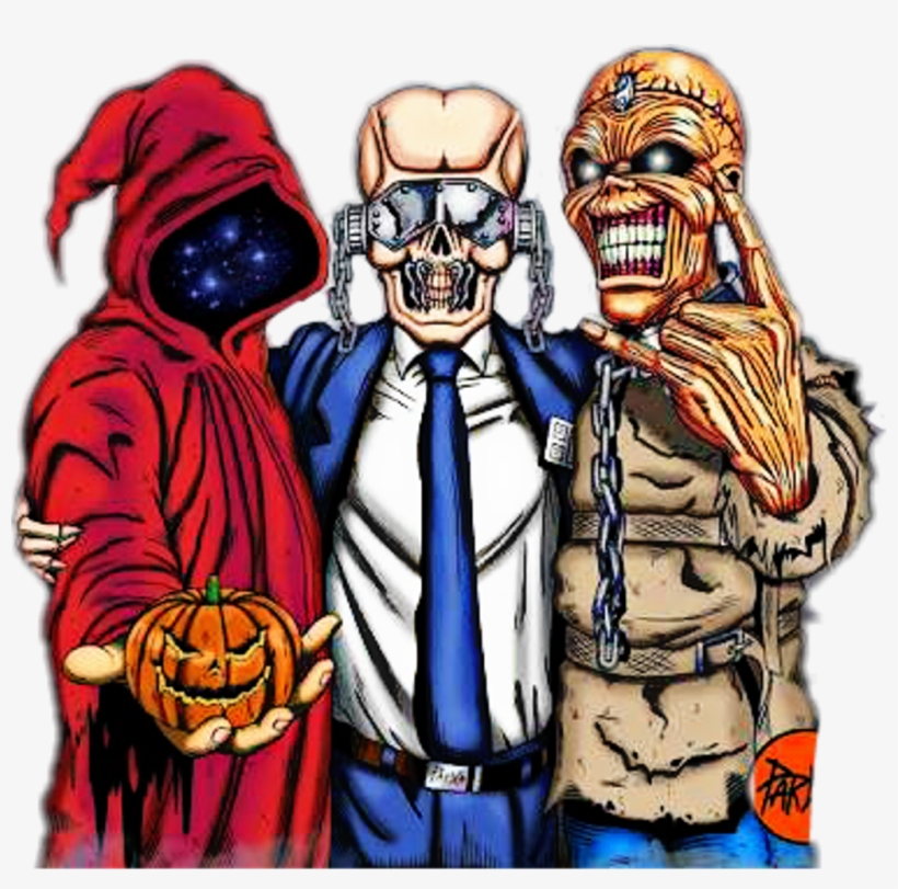 Ironmaiden Sticker - Helloween Megadeth Iron Maiden, transparent png #8894124