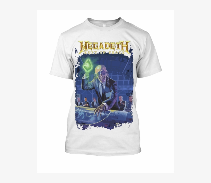 Megadeth T-shirt - T-shirt, transparent png #8894207