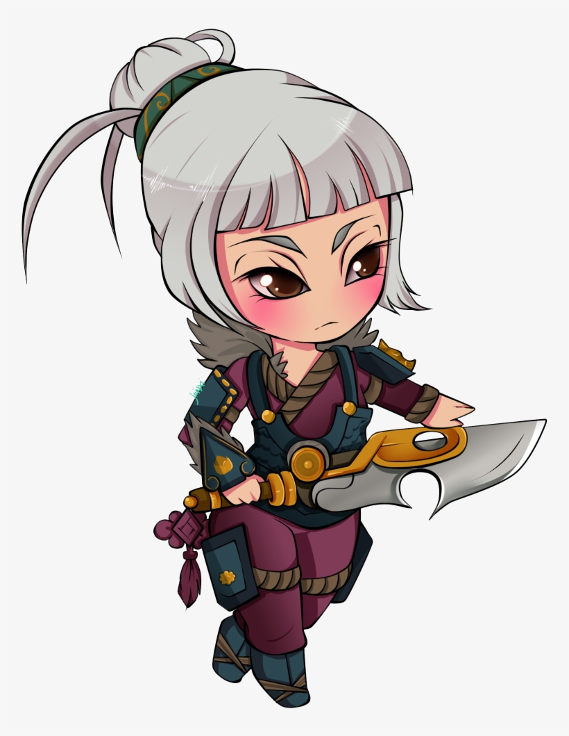 Transparent Dragonblade Riven - Riven Cute Dragonblade, transparent png #8895110