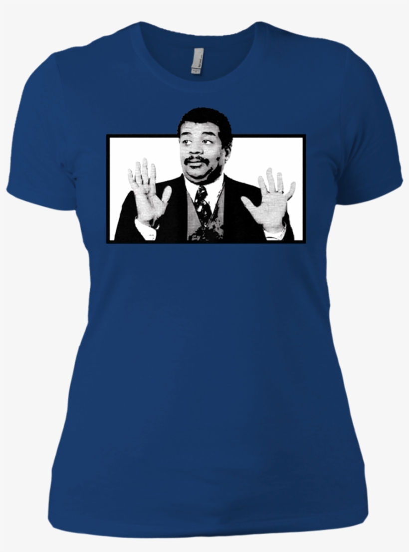 Neil Degrasse Tyson T-shirt - Shirt, transparent png #8895379