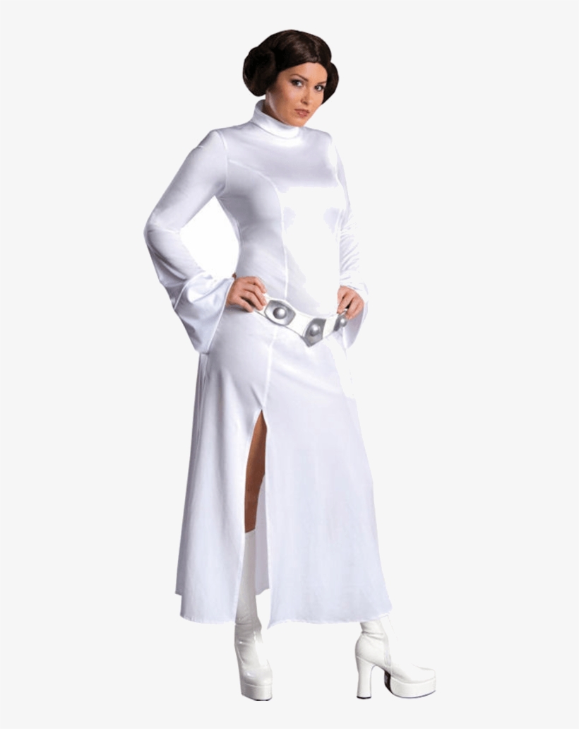 Princess Leia - Leia Cosplay White Dress, transparent png #8896860