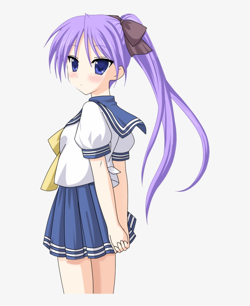 Ponytail Kagami - Lucky Star Kagami, transparent png #8896938