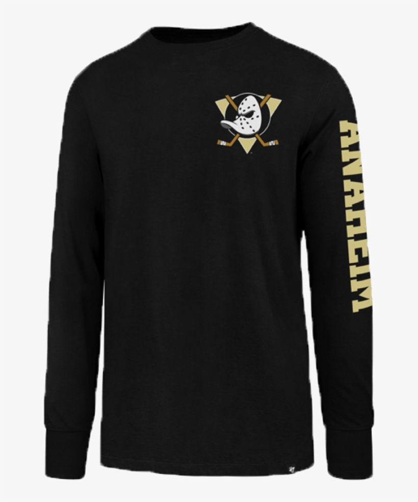 Anaheim Ducks ' - Long-sleeved T-shirt, transparent png #8897016