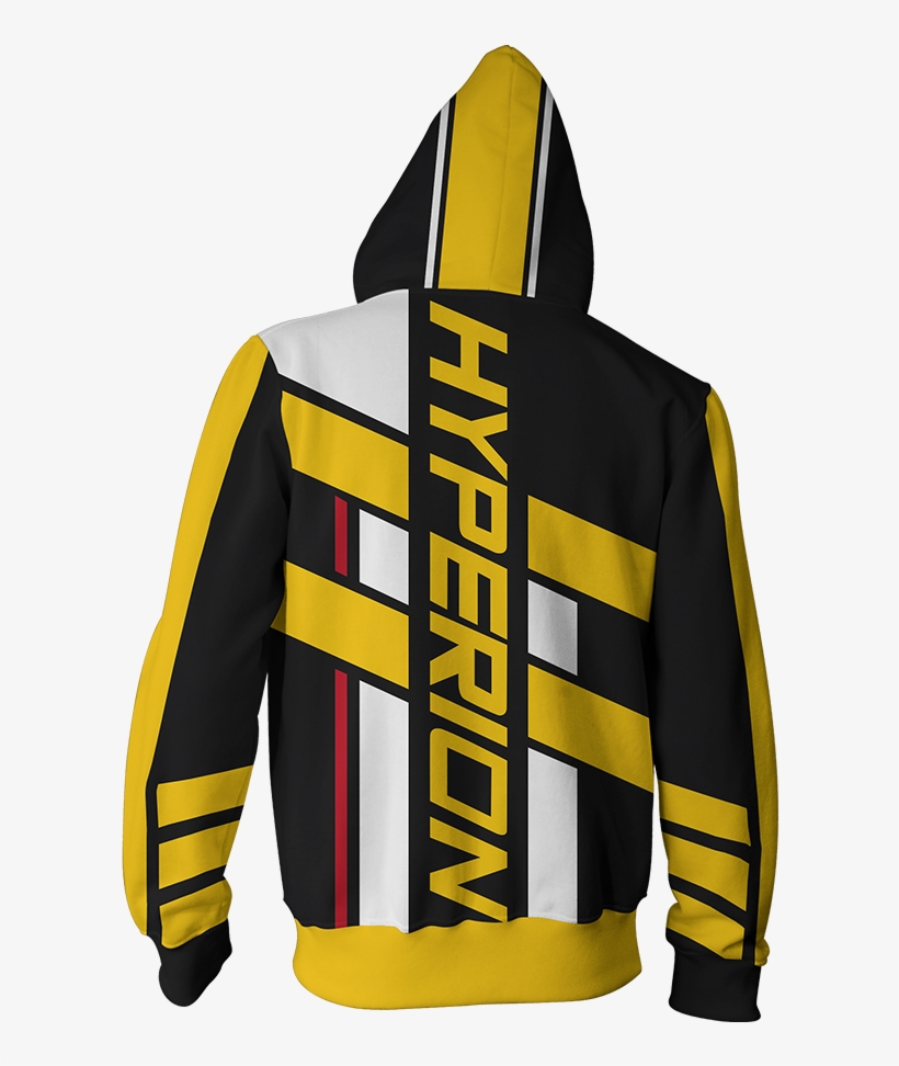 Borderlands Hyperion Zip Up Hoodie Fullprinted Zip - Borderlands Hyperion, transparent png #8897792