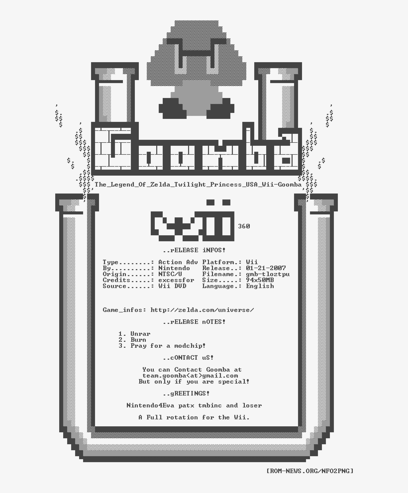 The Legend Of Zelda Twilight Princess Usa Wii-goomba - Architecture, transparent png #8898121