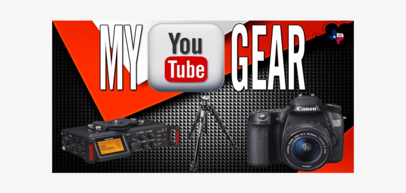 Youtube Equipment Thumbnail - Digital Camera, transparent png #8899056