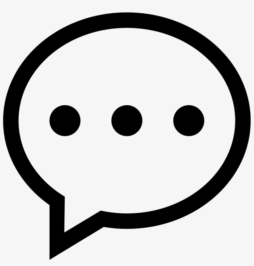981 X 980 1 - Speech Bubble With Three Dots, transparent png #8899268