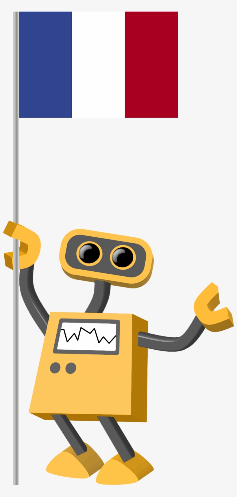 Flag Bot, France - Robot Bd, transparent png #8899307