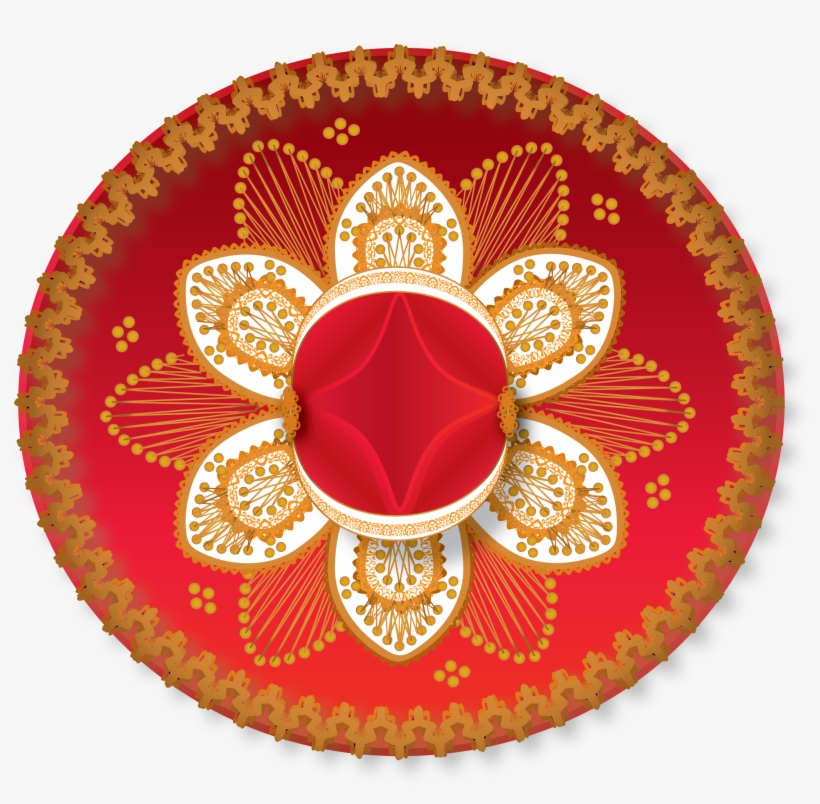 Flower Orange Flower Yellow Hat Pink - Circle, transparent png #8899374