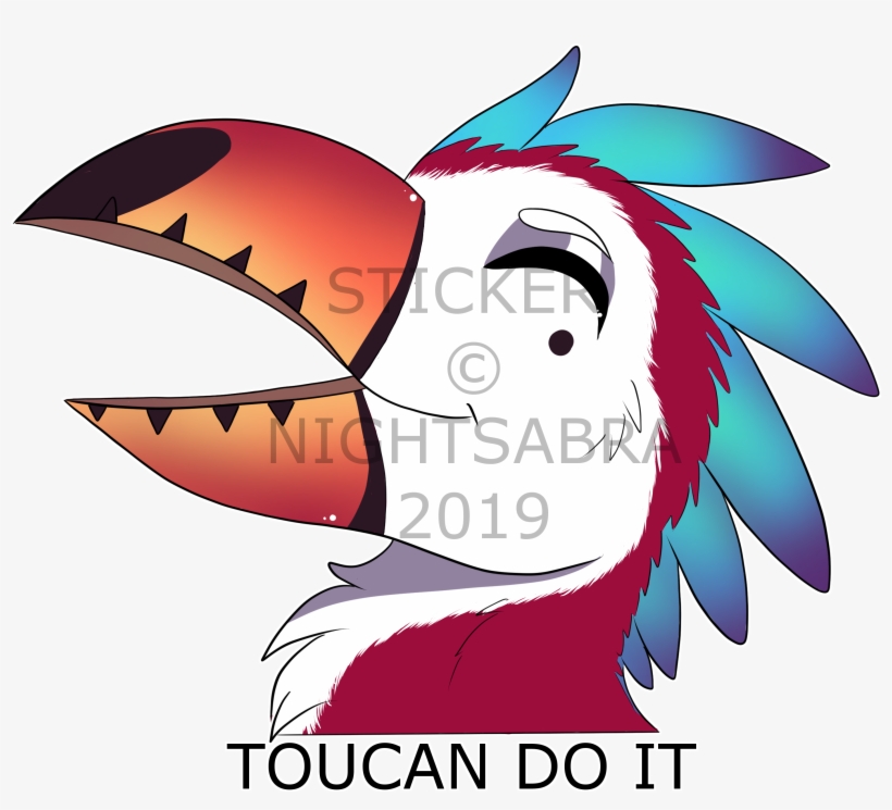 [p]toucan Do It - Cartoon, transparent png #8899448