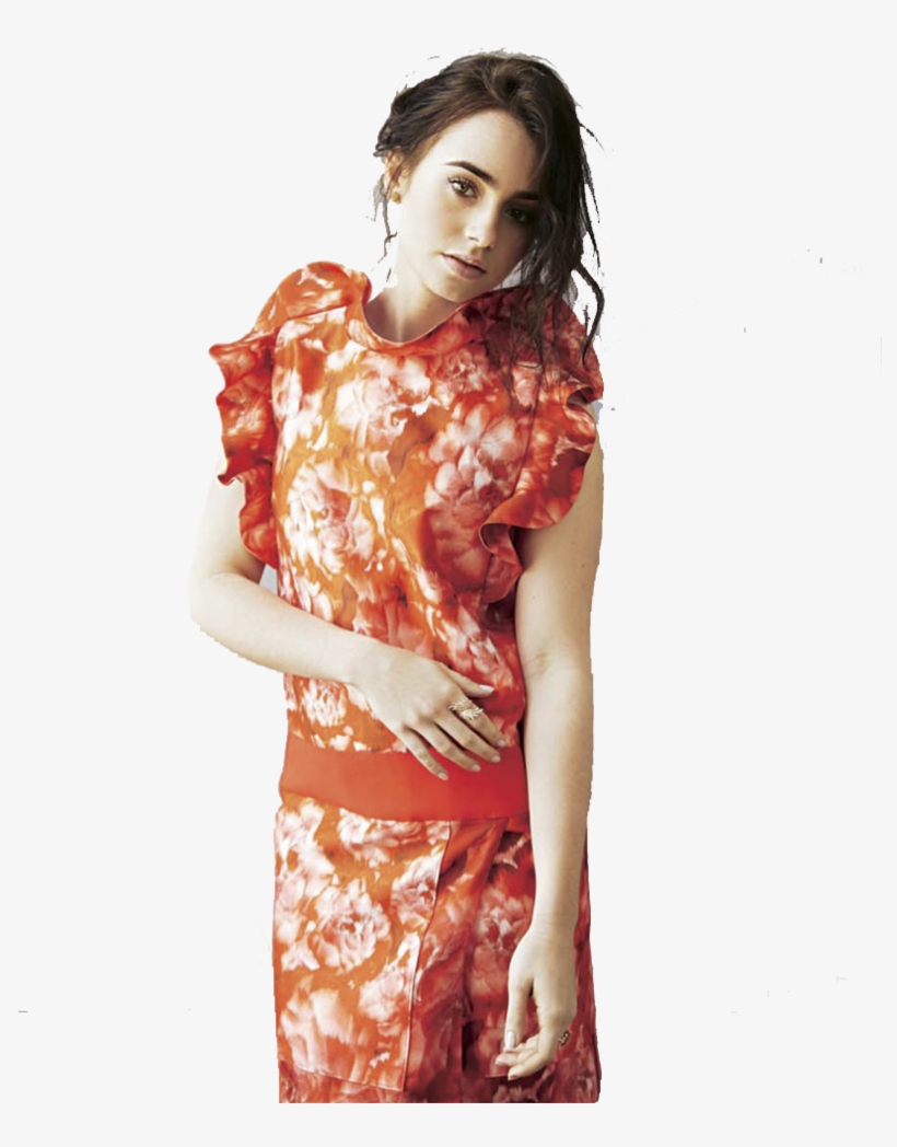 Png - Lily Collins Stella 2012, transparent png #8899679