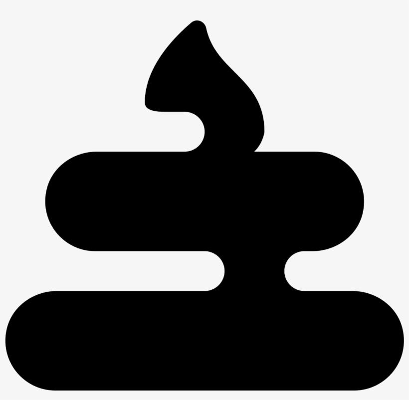 This Is A Picture Of A Small Pile Of Poo That Is Sitting - Illustration, transparent png #890285