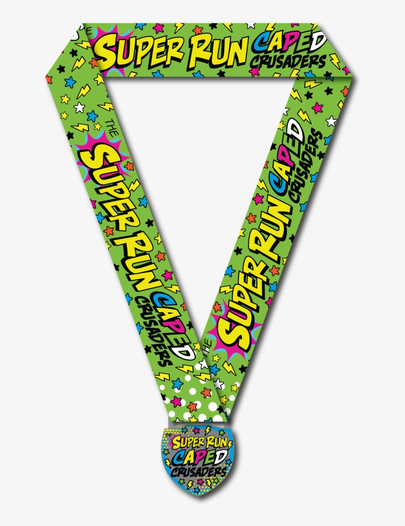 Caped Crusaders Super Finishers Medal - Medal, transparent png #890525