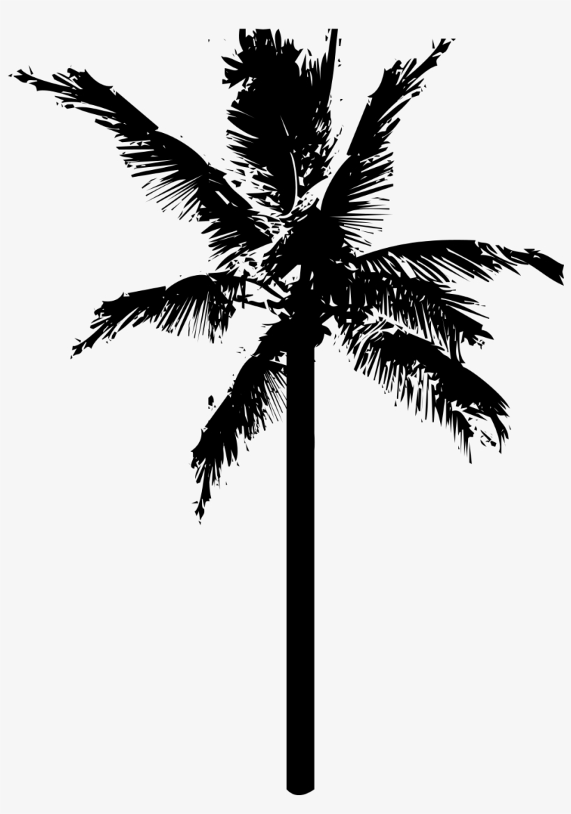 White Palm Tree Png - Coconut Tree Png Icon, transparent png #890527