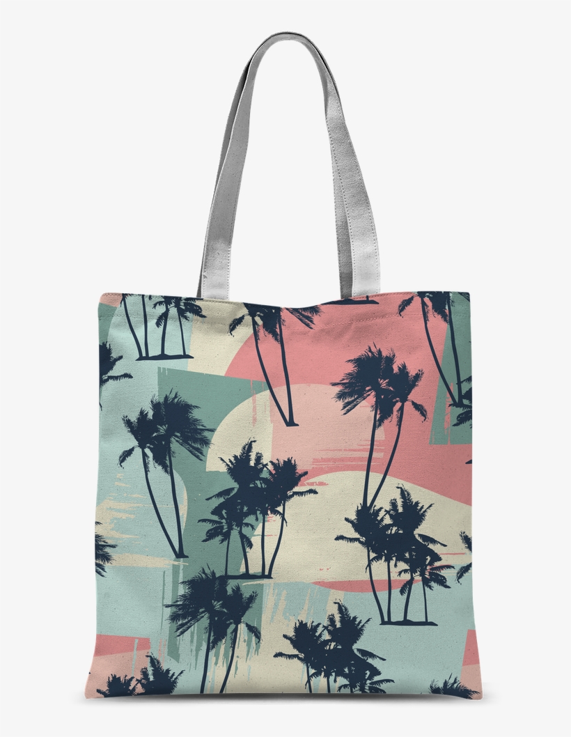 Coconut Tree ﻿classic Sublimation Tote Bag - Tote Bag, transparent png #890608