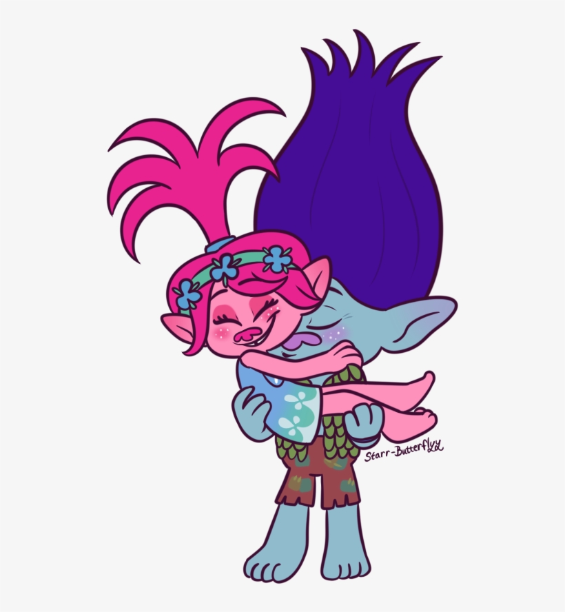 Vector Free Stock Drawing Clip Art Troll Transprent - Branch X Poppy Fanfiction, transparent png #890811