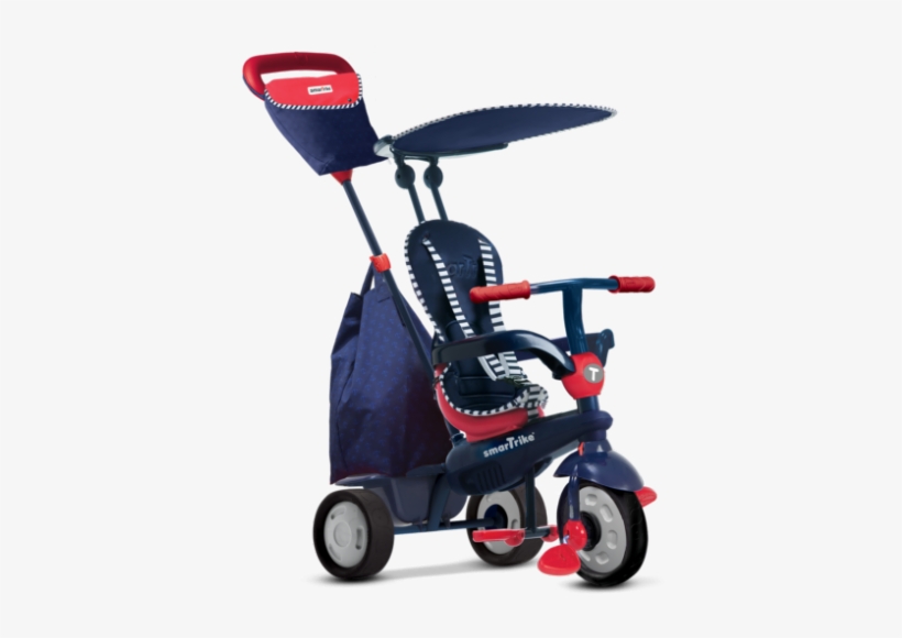 Push Tricycle-manual - Smartrike Shine 4 In 1 Baby Tricycle Navy, transparent png #890984