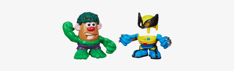 Hulk And Wolverine Mr - Little Potato Head Super Heroes, transparent png #891059