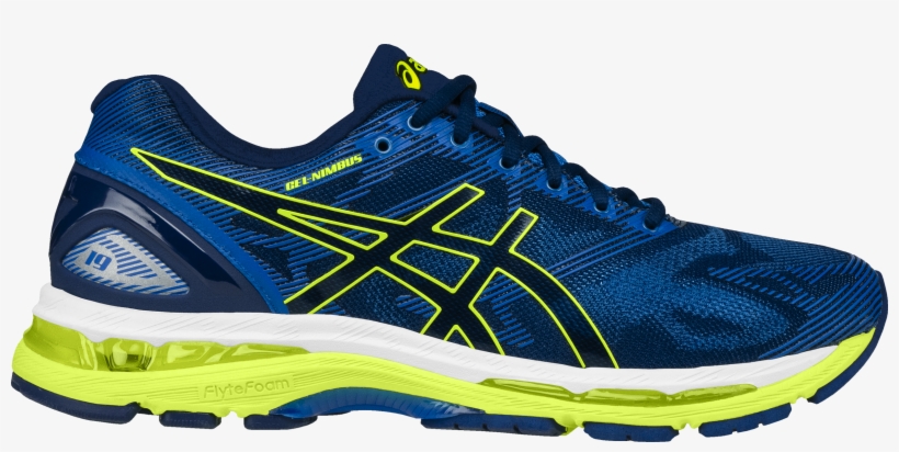 Asics' New Gel-nimbus 19 Delivers Improved Lightweight - Asics Gel Running Shoes For Mens, transparent png #891078