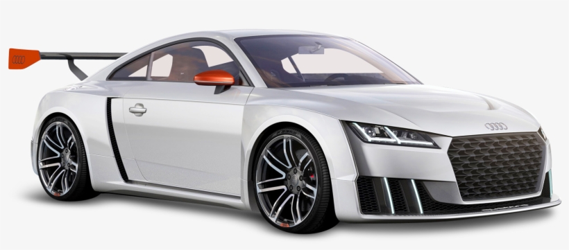 White Audi Tt Clubsport Turbo Car Png Image - Audi Sports Car Png, transparent png #891561