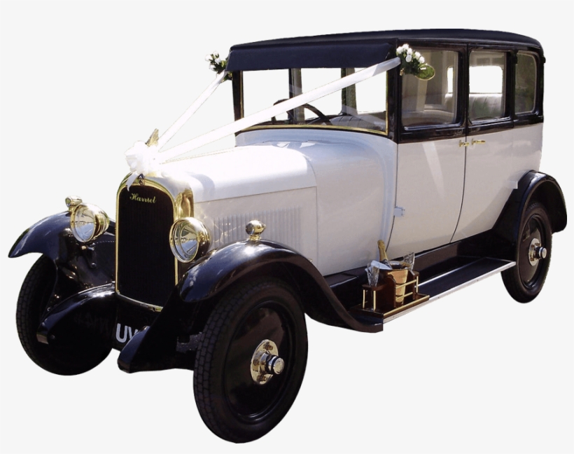 White Vintage Cars - White Old Car Png, transparent png #891586