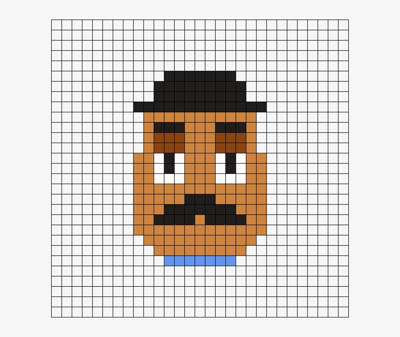 Mr Potato Head - Potato Minecraft Pixel Art, transparent png #891673
