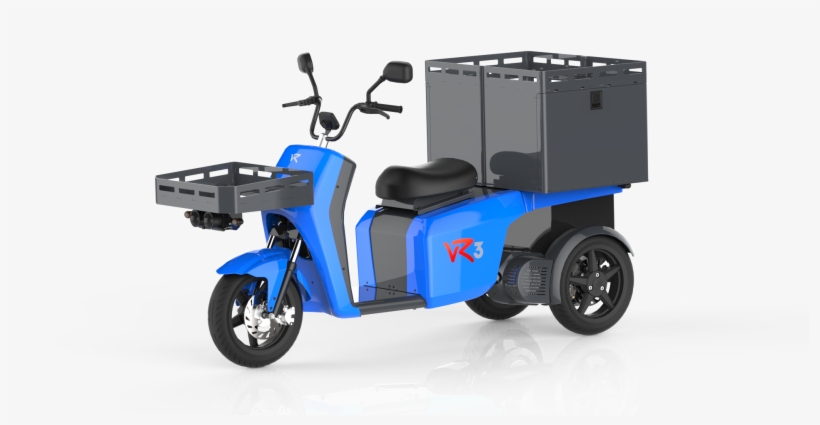 The Vr3 Electric Tricycle As A Delivery Vehicle With - Toy Vehicle, transparent png #891700