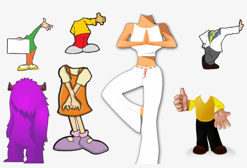 Character Creator Addon For The Logo Creator Headlessbodies - Cartoon, transparent png #891954