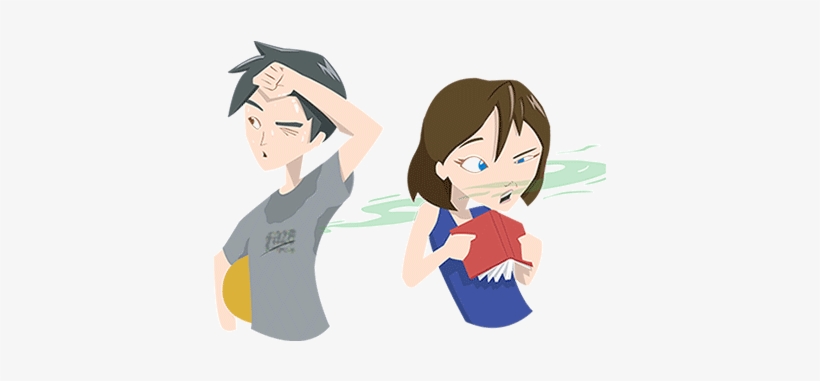 Body Odour Sweat - Body Odour, transparent png #892358
