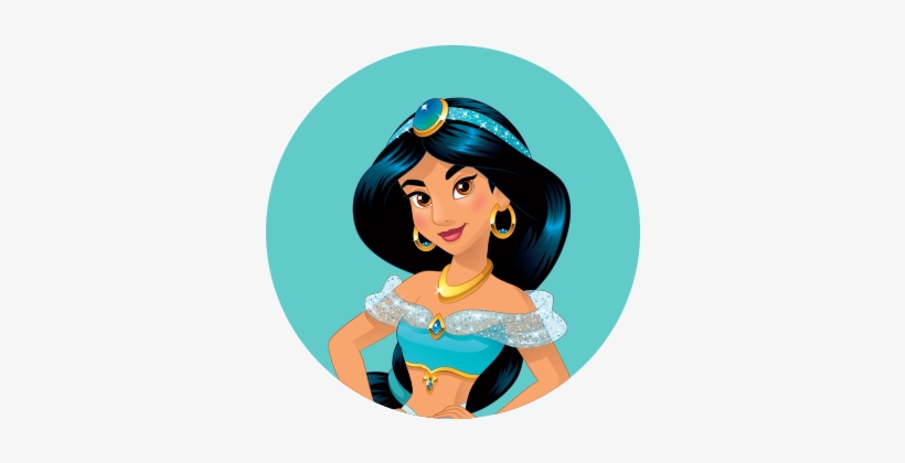 Jasmine Circle V=1459892598 - Disney Princess Dream Big Beverage Napkins (16), transparent png #892399