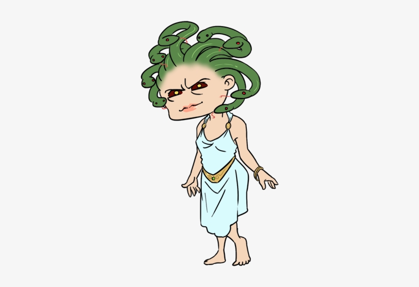 Medusa Clipart Cartoon - Medusa Clipart, transparent png #892442