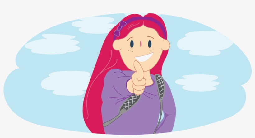 Girl Giving A Thumbs Up - Kids Helpline, transparent png #892636