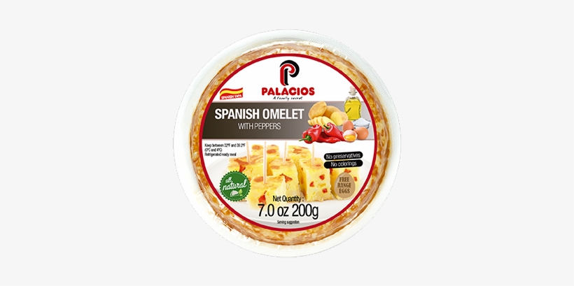 Spanish Omelette With Peppers 7oz - Spanish Omelette, transparent png #892752