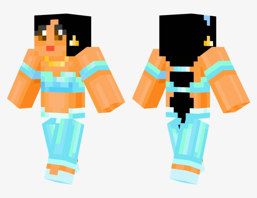 Princess Jasmine - Minecraft, transparent png #892777