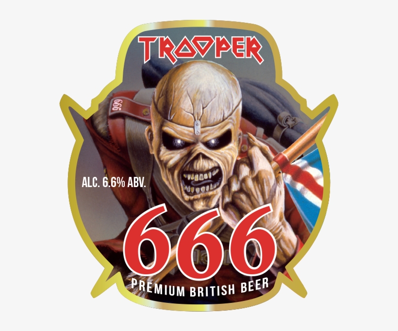 Iron Maiden Release 666 Beer To Celebrate Selling 10 - 666 Iron Maiden Beer, transparent png #892796