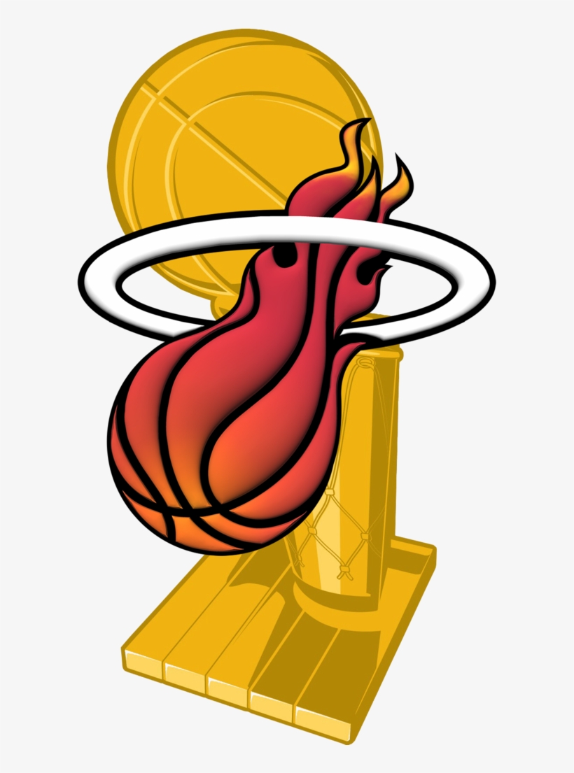 Nba Logo Transparent Background - Miami Heat, transparent png #893336