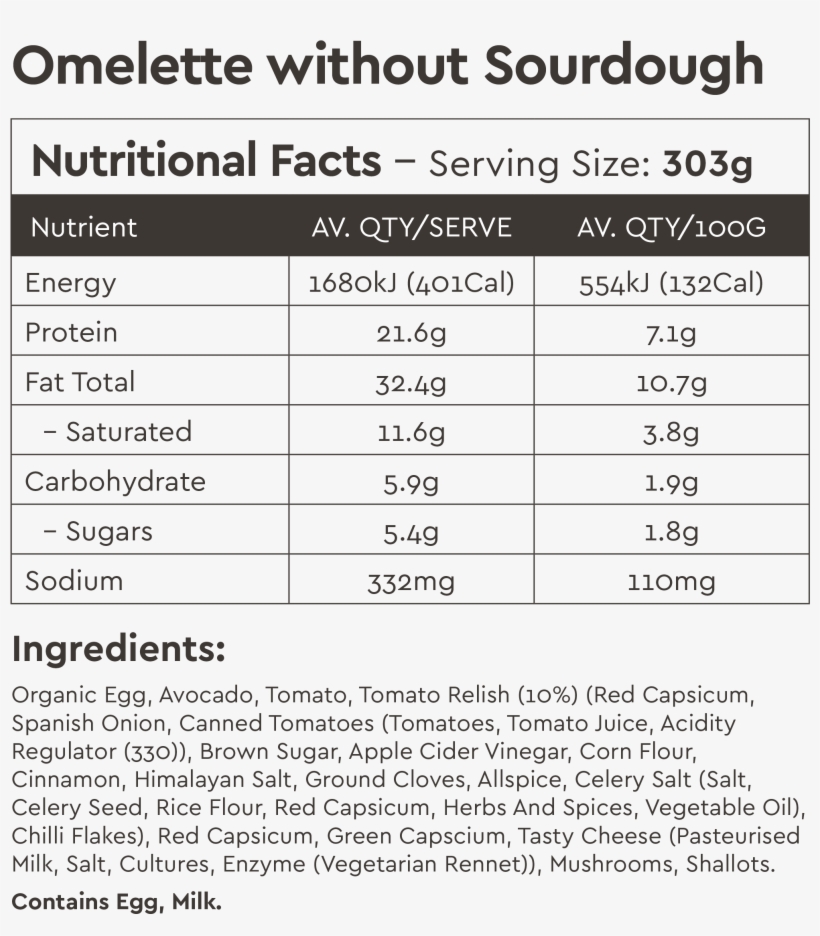 Made With Certified Organic Eggs, Our Breakfast Omelette - Food, transparent png #893376