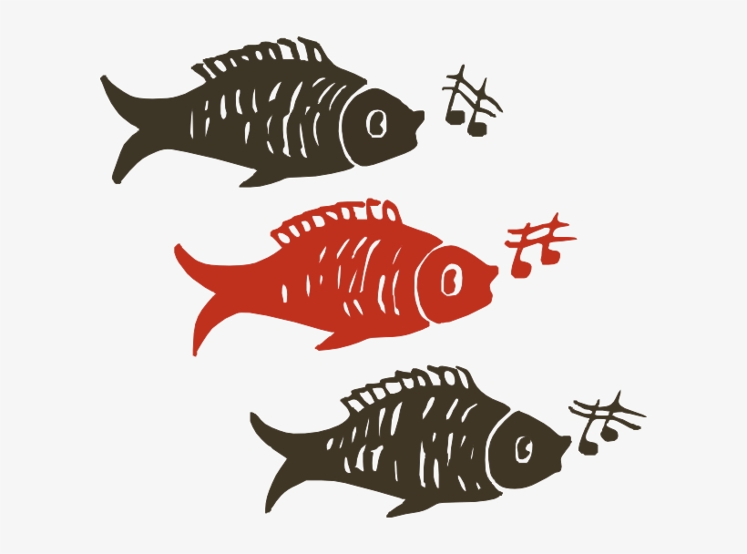 Singing Fish Svg Clip Arts 600 X 528 Px Free Transparent Png Download Pngkey