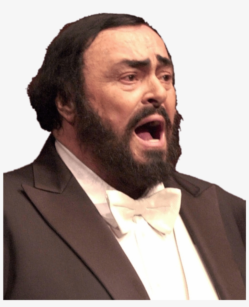 Luciano Pavarotti Singing - Luciano Pavarotti, transparent png #893572