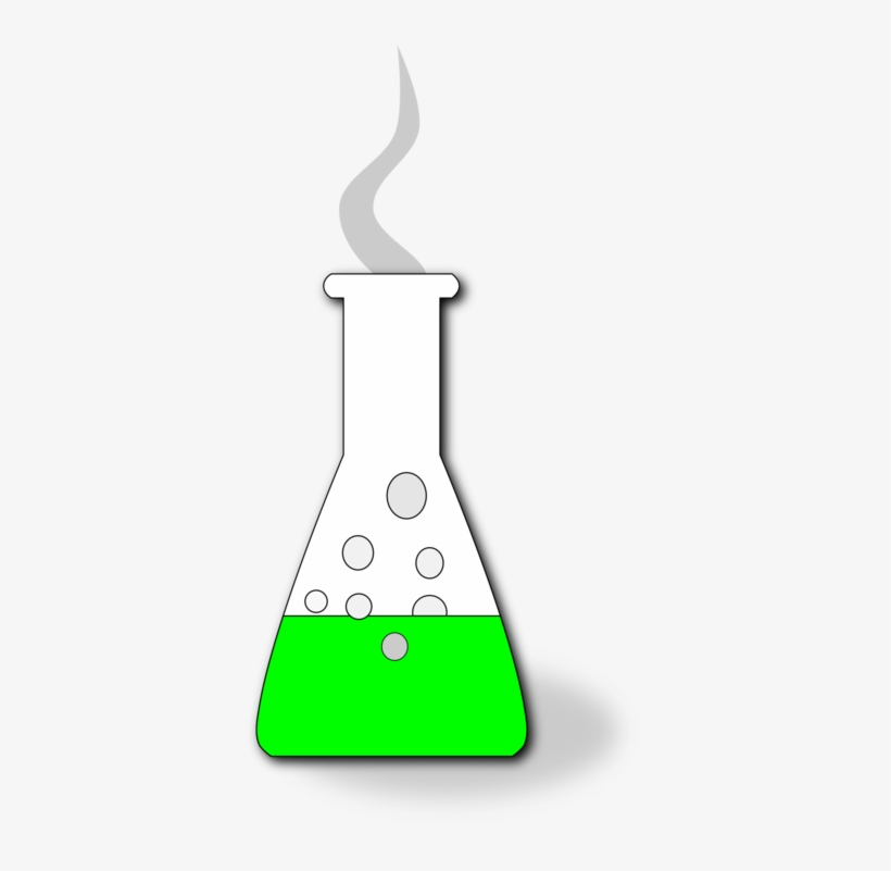 Laboratory Flasks Chemistry Erlenmeyer Flask Chemical - Cartoon Green  Potion Transparent - Free Transparent PNG Download - PNGkey
