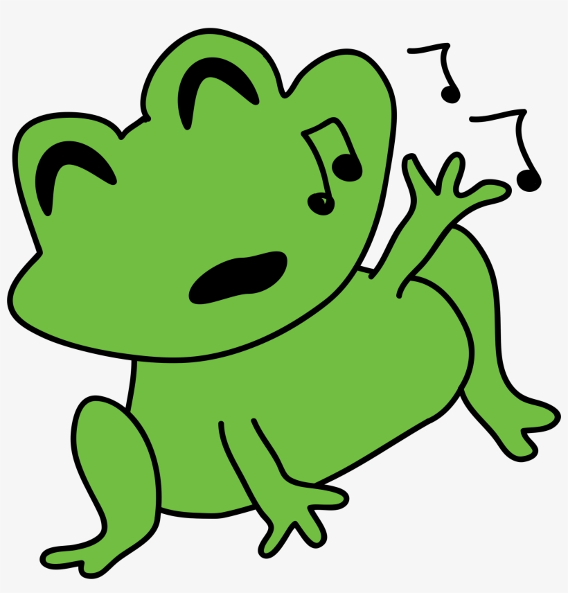 This Free Icons Png Design Of Singing Frog, transparent png #893784