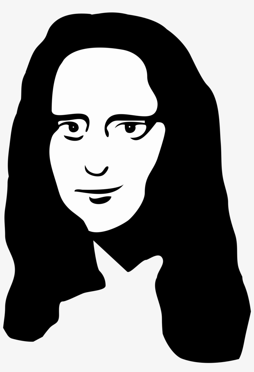 Mona Lisa Portrait Silhouette Caricature - 蒙 娜 丽 莎, transparent png #893846