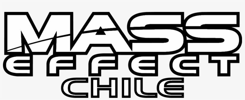 Mass Effect Logo Png Hd - Mass Effect Logo Black And White, transparent png #894303