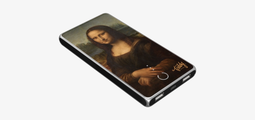Mona Lisa Smart Charge Power Bank - Iphone, transparent png #894779